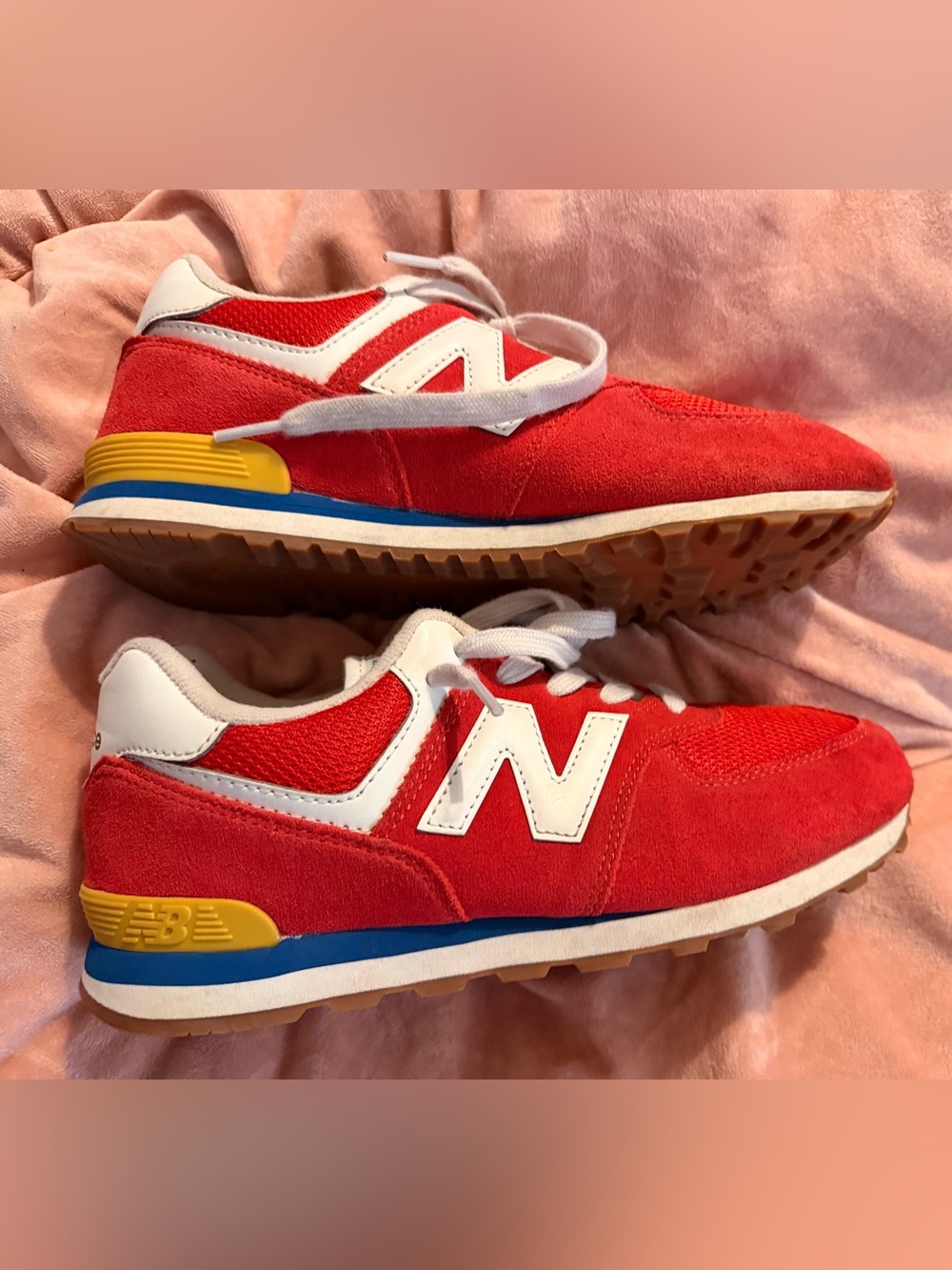 New Balance 574 rainbow goat Retro Runner Sneakers